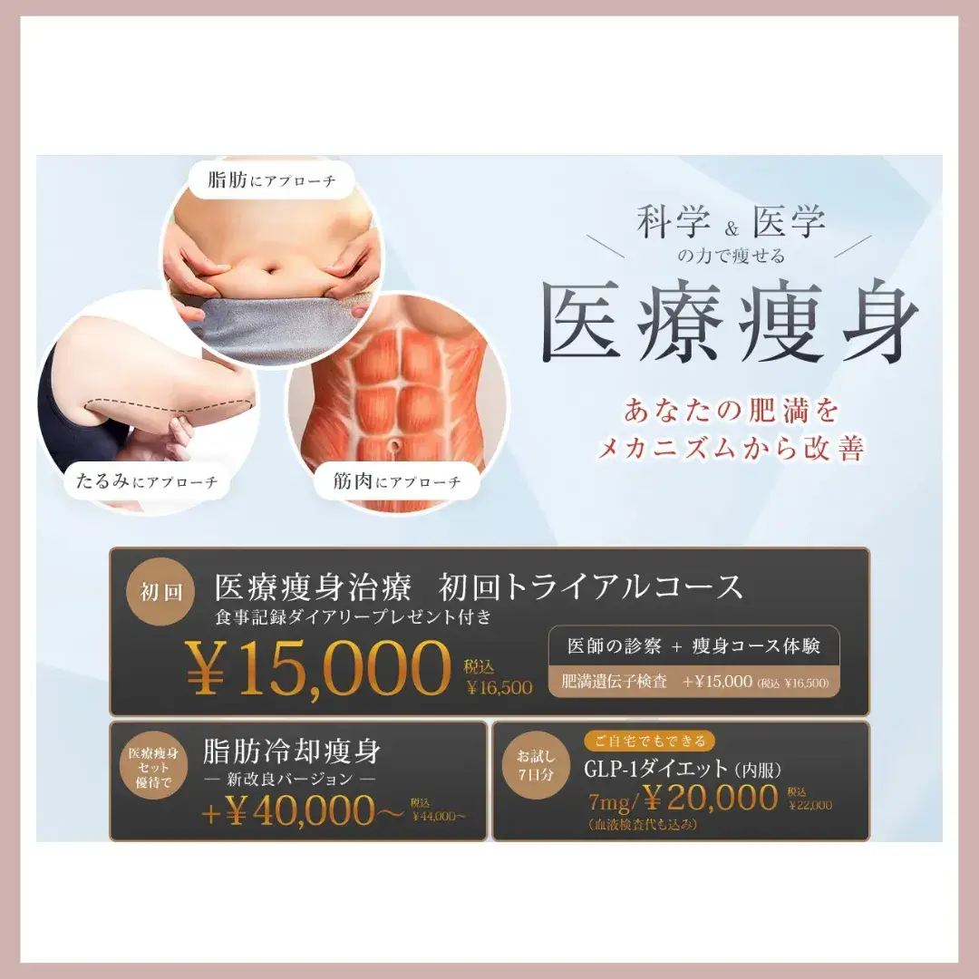 銀座よしえクリニック医療痩身バナー